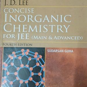 JD LEE INORGANIC CHEMISTRY FOR JEE