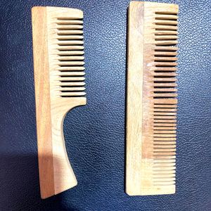 WOODEN COMB (PACK OF 2)