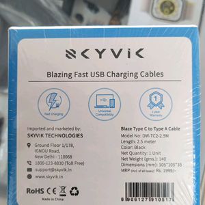 2.5 Meter Types C USB