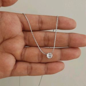 Simple Stone Pendant Chain