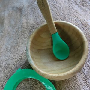 Avanchy Bamboo Bowl With Spoon