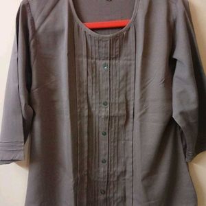 Women's Top In Brown Colour