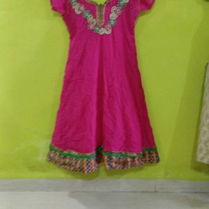 Anarkali Red Rose