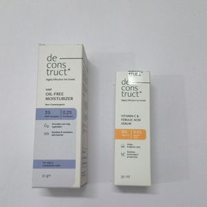 Sealed Pack Deconstruct Face Serum+ Moisturizer