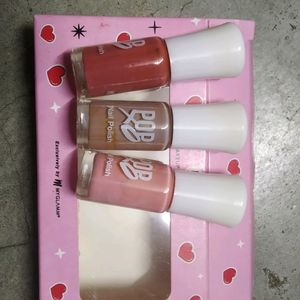 New Combo 6 Nail Polish+1 Lip Gloss(Freebie)🎁