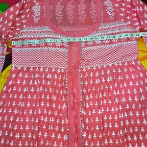 big ghera anarkali kurta set