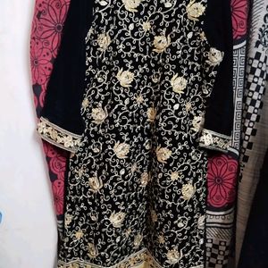 Velvet Black Kurti🖤