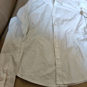 White Formal Shirt For Women