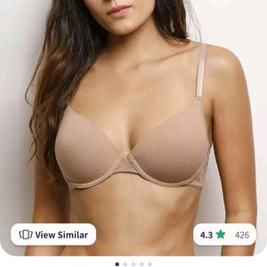 Zivame Nude Underwired Lightly Padded Tshirt Bra