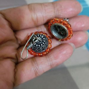 Oxidised Jhumka