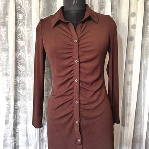 Divided Gathered Dress