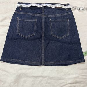 Dark Blue Denim Skirt (Female)