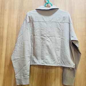 Beige Shade Imported Material Women Shirt