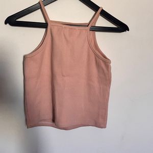 Peach Crop Top