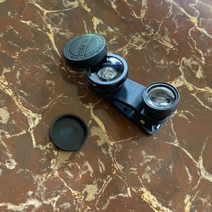 3 in 1 wide lens, fish eye and macro cam lens