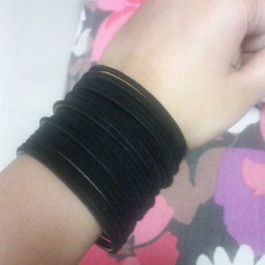 Black Velvet Bangles