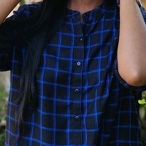 Blue Checked Shirt