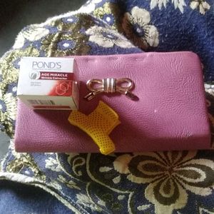 Purse, Ponds Age Miracle,Hair Clip