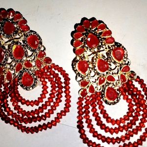 #Red Function Earings#