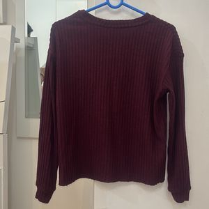 Burgundy Forever New Sweat Shirt