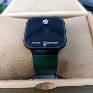 Green Touch Screen Digital Watch