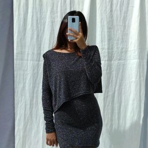 Glitter Long Sleeve Dress (S/M)