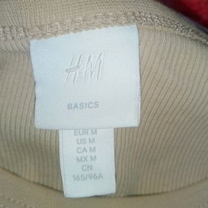 Fitted T- Shirt From H&M Basics