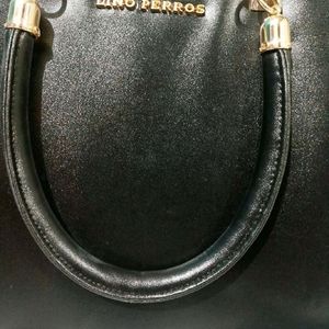 Lino Perros Black Satchel Bag