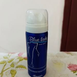 Blue lady Body deodorant