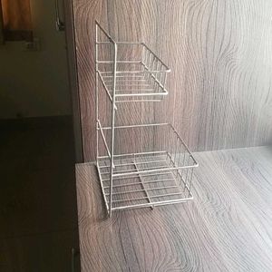 Steel Rack For Kitchen/ Bathroom