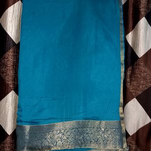 Saree With Stitched Blouse