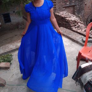 It's New Long Gown Blue Colour