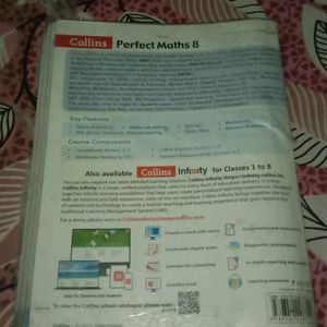 Collins Maths Book Class 8th By Mona Jhunjhunwala