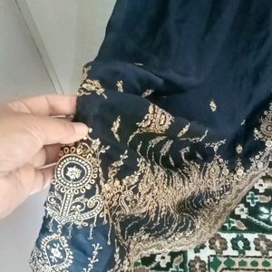 Bridal Heavy Work Kurta Lenhga Plazo And Dupatta