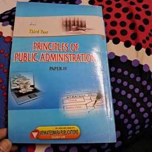 Principles Of Public Administration  Paper 4