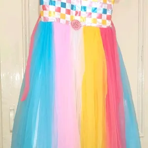 New Multi Color Beautiful Frock For Girls