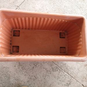 Brown Rectangular Pots