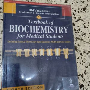 DM Vasudevan Biochemistry