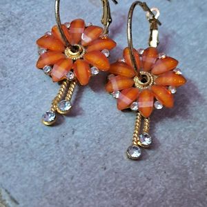 Orange Earrings