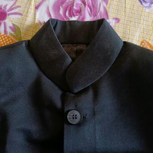 Black Jodhpuri Suit