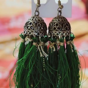 Stylish Bangels set + Jhumka