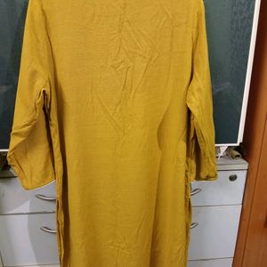 Mustard Yellow Kurti