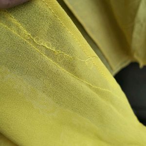 Chikankari Yellow Kurta + Inner