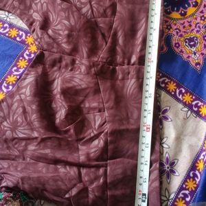 New Unused Semi Stitched Net Saree