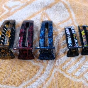 Set Of 5 Hair Clip New