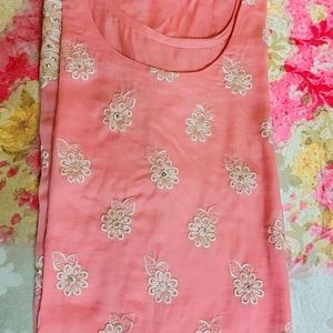 WOMEN PATIALA HOUSE STITCHED STRAIGHT KURTA SET 🔥