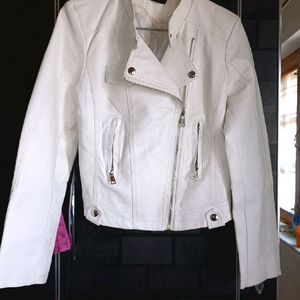 White Leather Jacket