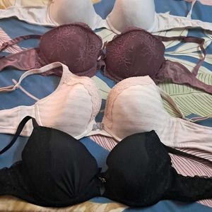 Combo Of Four Imported Fabric Bra