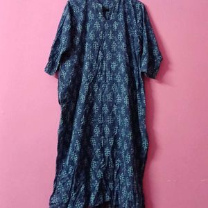 Blue Long Kurta