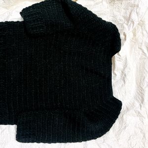 Black Batman Handmade Sweater For Kids(18-24months